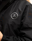 Lightweight Waterproof Long Jacket - Black
