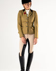 Competition Breeches-Stone with Black Seat