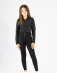 Diamond Luxe Breeches-Black