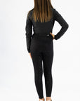 Diamond Luxe Breeches-Black