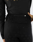 Diamond Luxe Breeches-Black