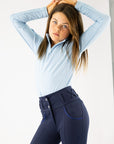 Classic Long Sleeve Base Layer-Sky Blue