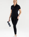 Classic Short Sleeve Base Layer-Black