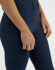Elite Tights-Navy (No Front Seam)