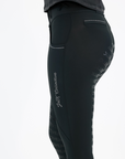 Diamond Hybrid Tights-Black