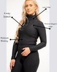 Classic Long Sleeve Base Layer-Black (First Edition)