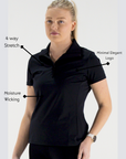 Classic Short Sleeve Base Layer-Black