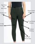Freedom Tights-Olive Green