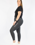 Signature Hybrid Tights-Grey
