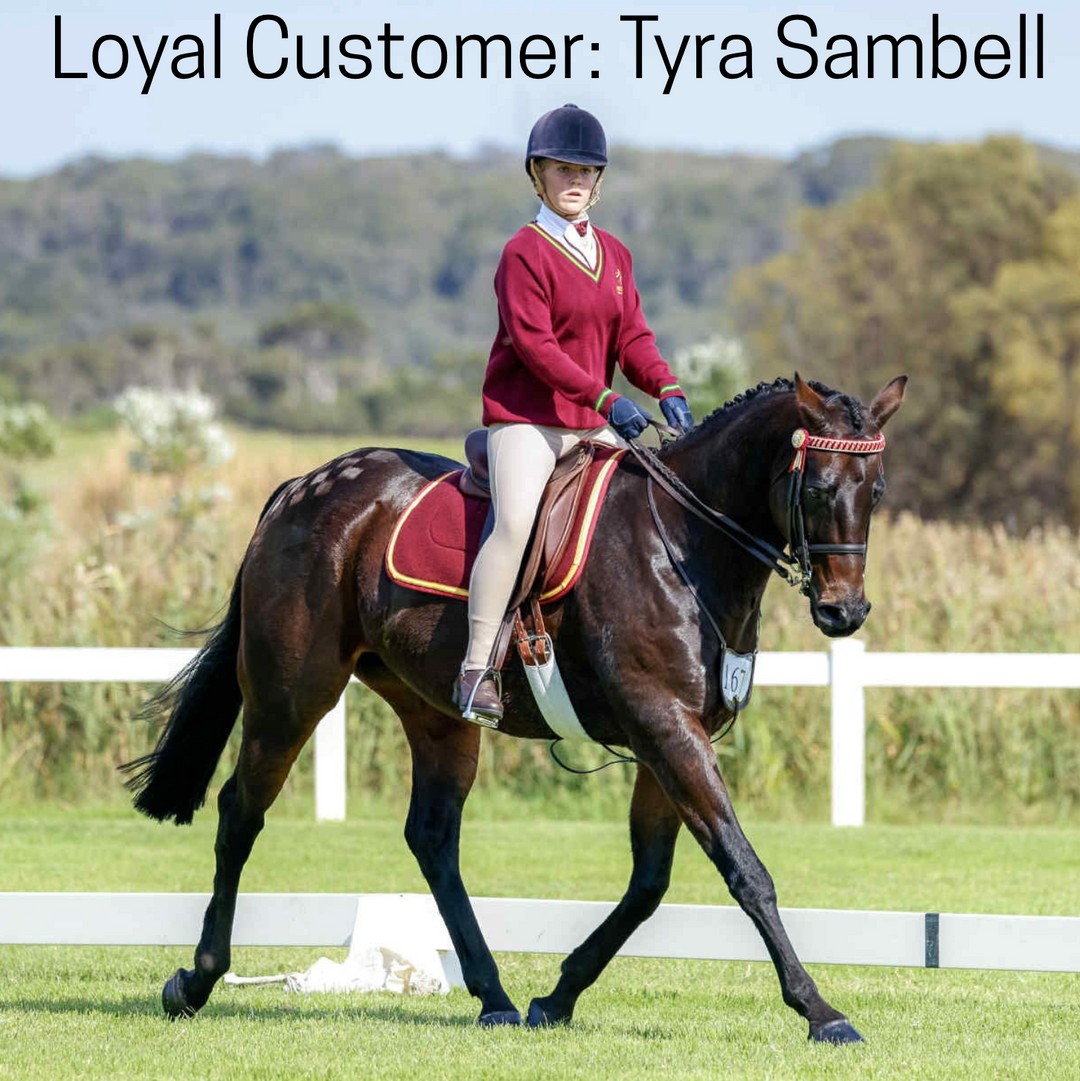 Meet Tyra Sambell – A Rising Star in the Saddle ✨