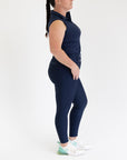 Diamond Hybrid Tights- Navy (First Release)