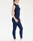 Diamond Hybrid Tights- Navy (First Release)