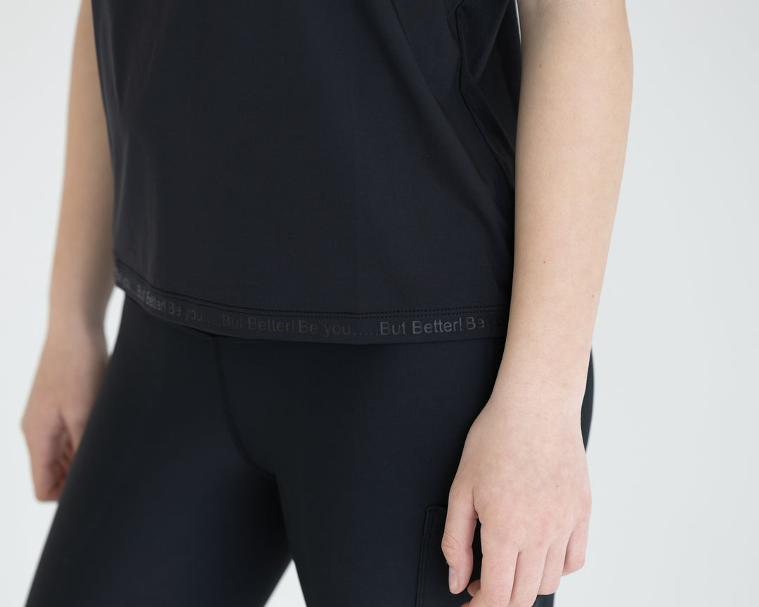 Active Mesh Shirt Black