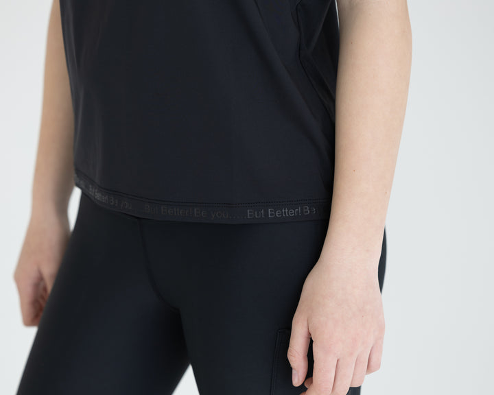 Active Mesh Shirt Black