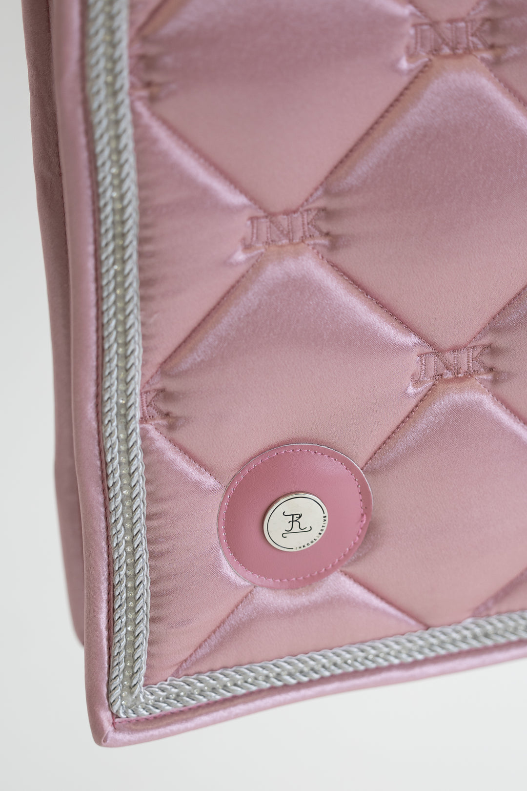 Pearl Pink Crystal Saddle Pad