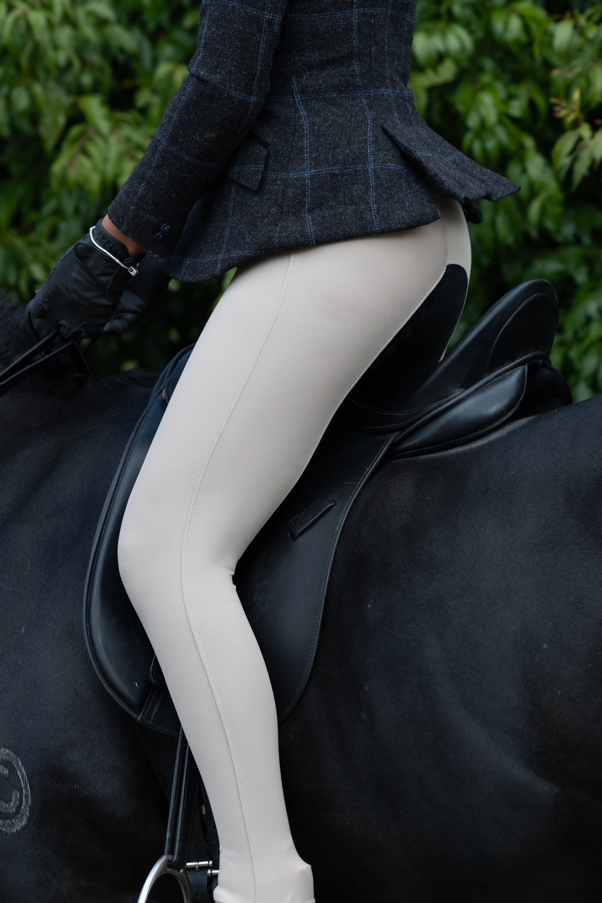 Competition Tights Stone with Black Seat
