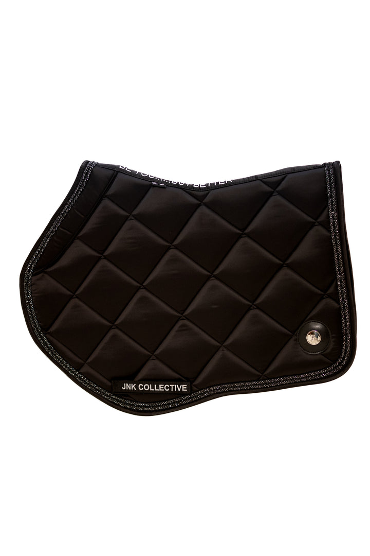 Black Crystal Saddle Pad- Jump