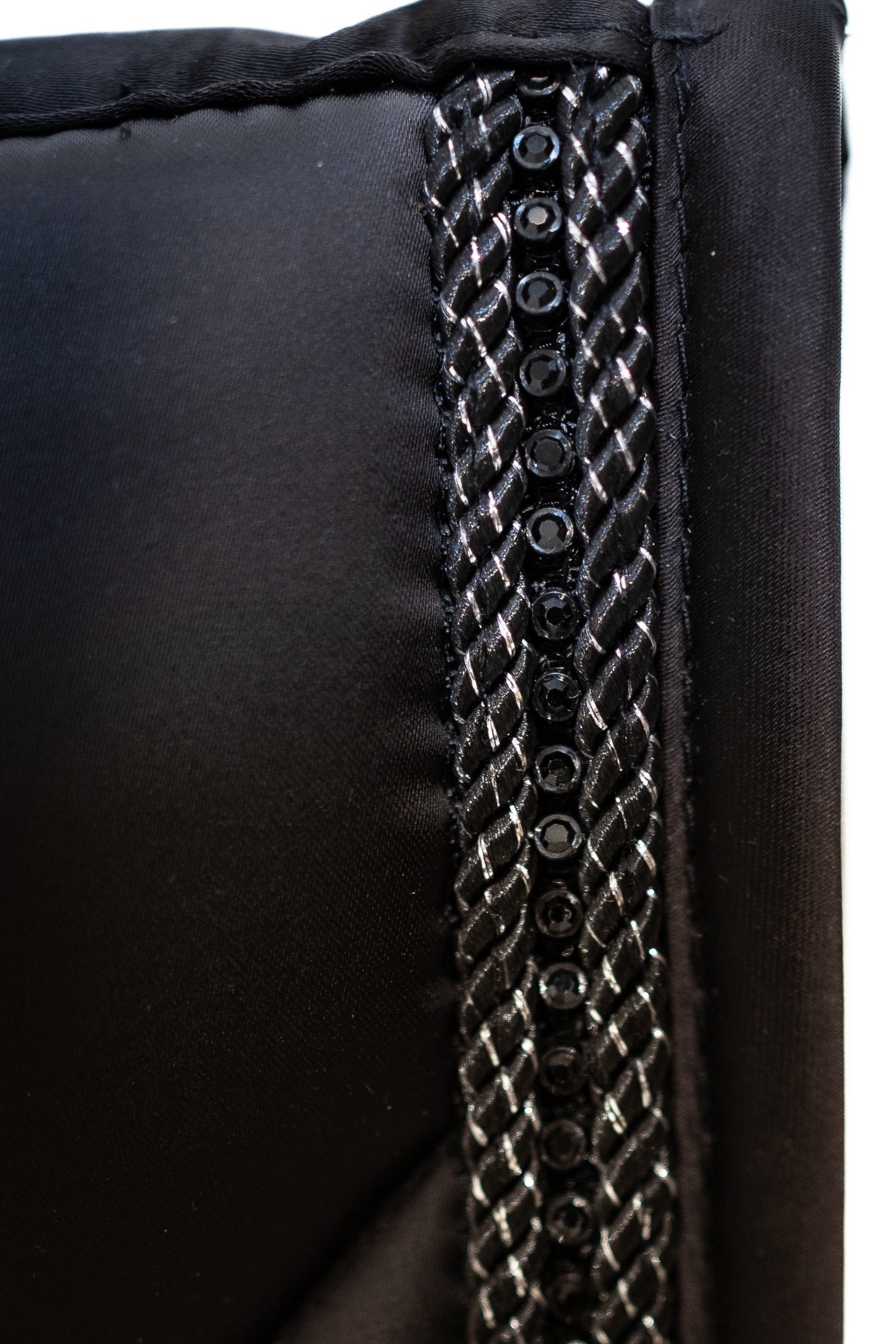 Saddle Pad-Black Crystal- Dressage
