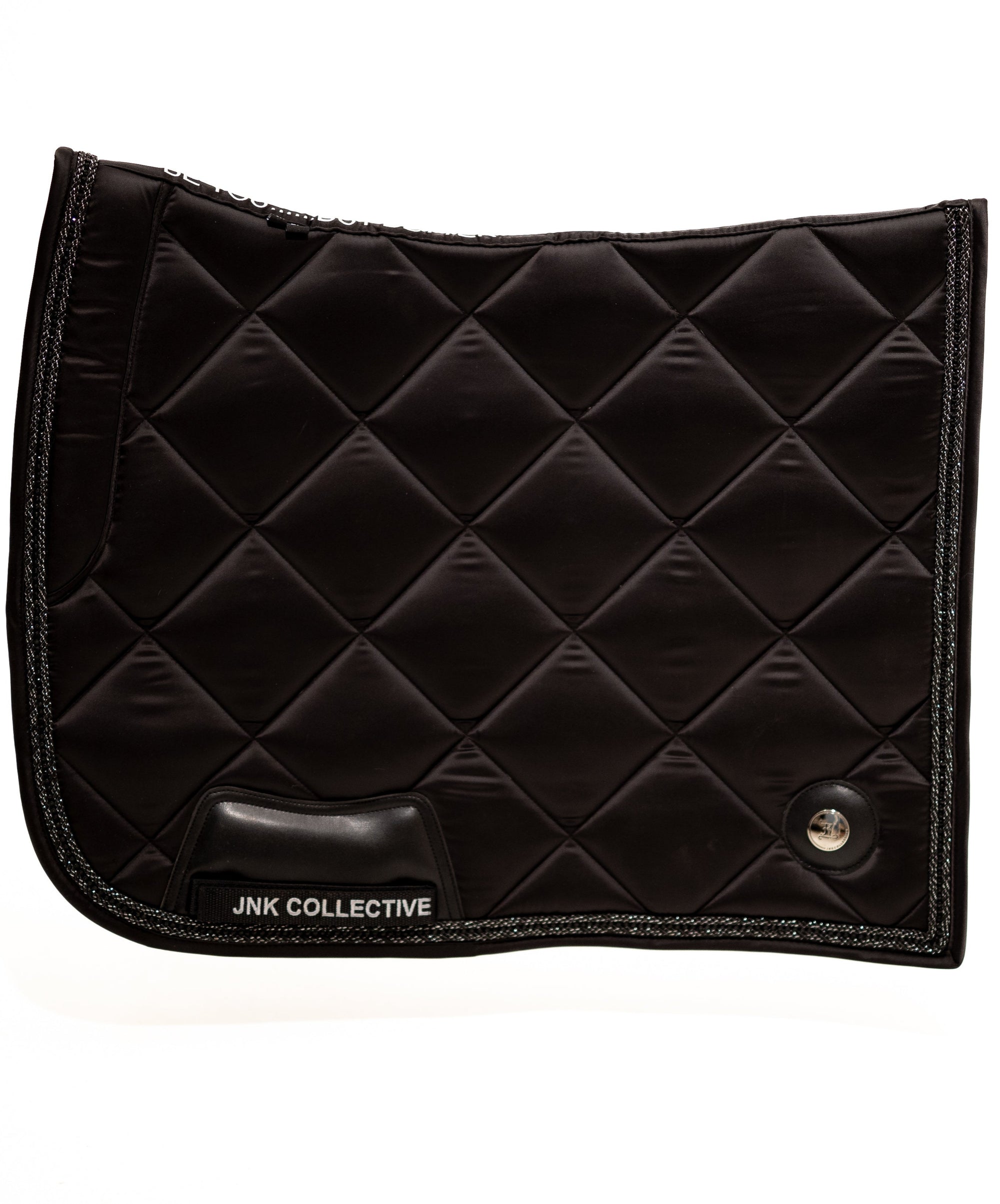Saddle Pad-Black Crystal- Dressage
