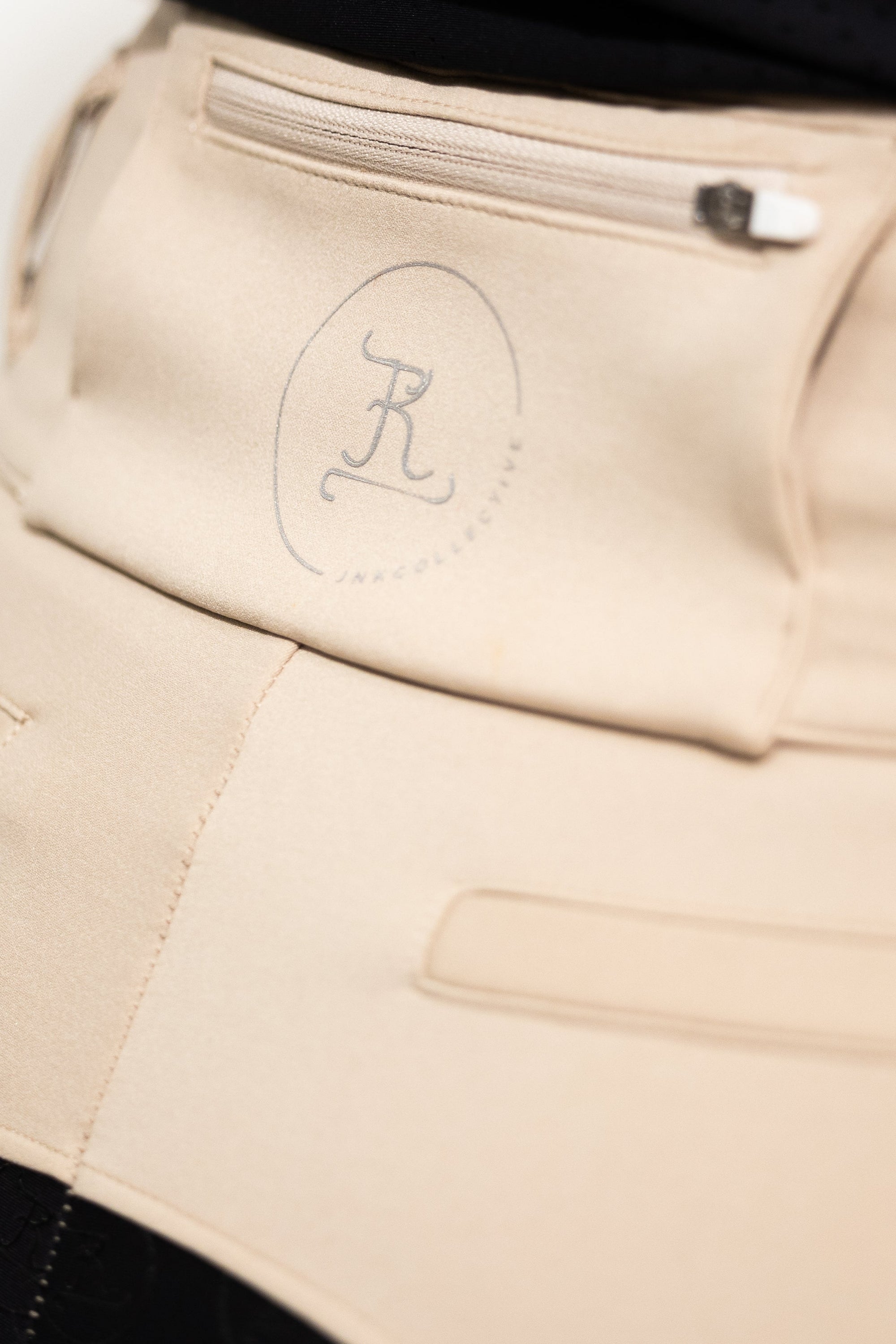 Competition Breeches-Stone with Black Seat