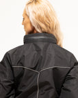 Lightweight Waterproof Long Jacket - Black