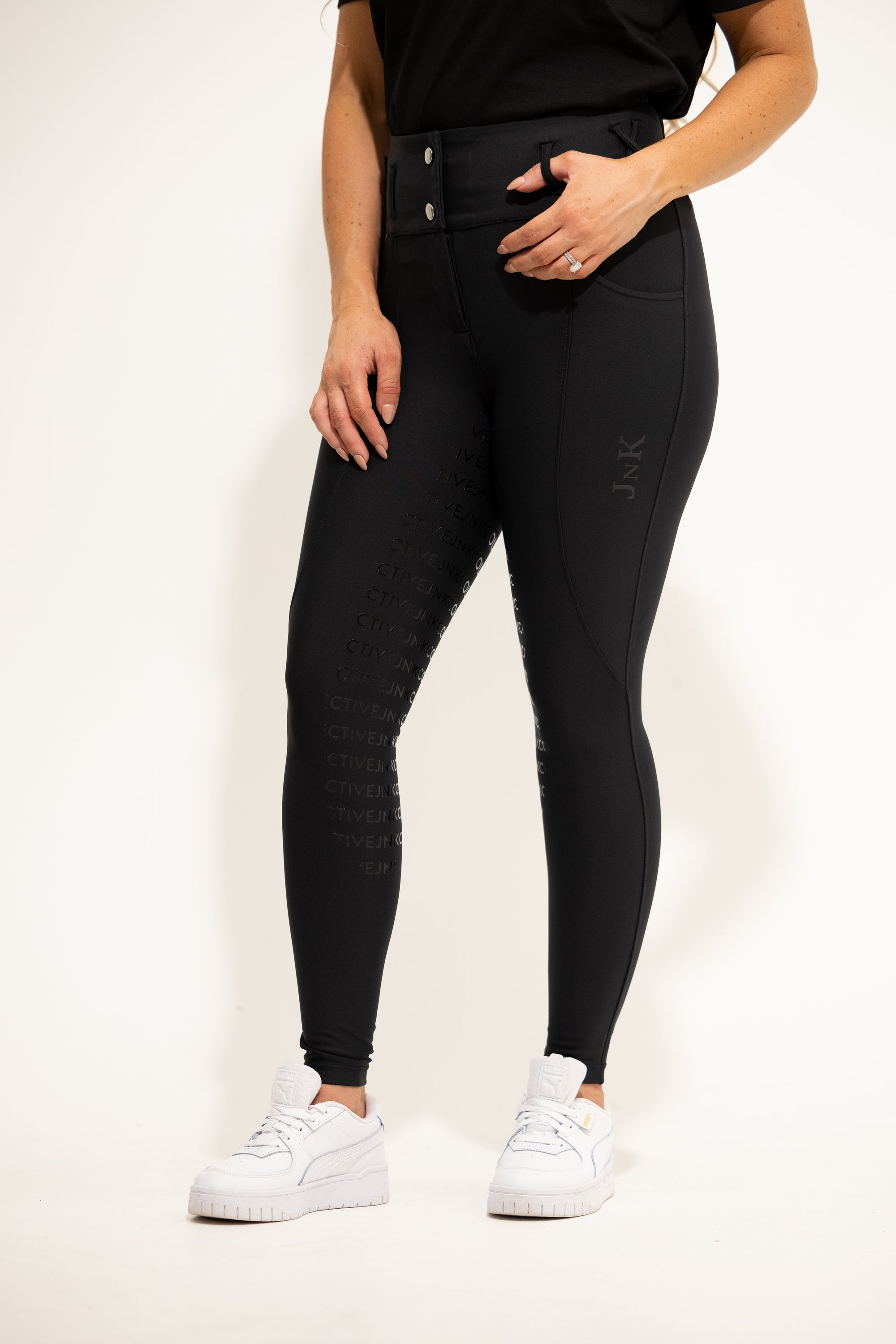 Classic Hybrid Tights-Black