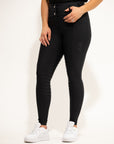 Classic Hybrid Tights-Black