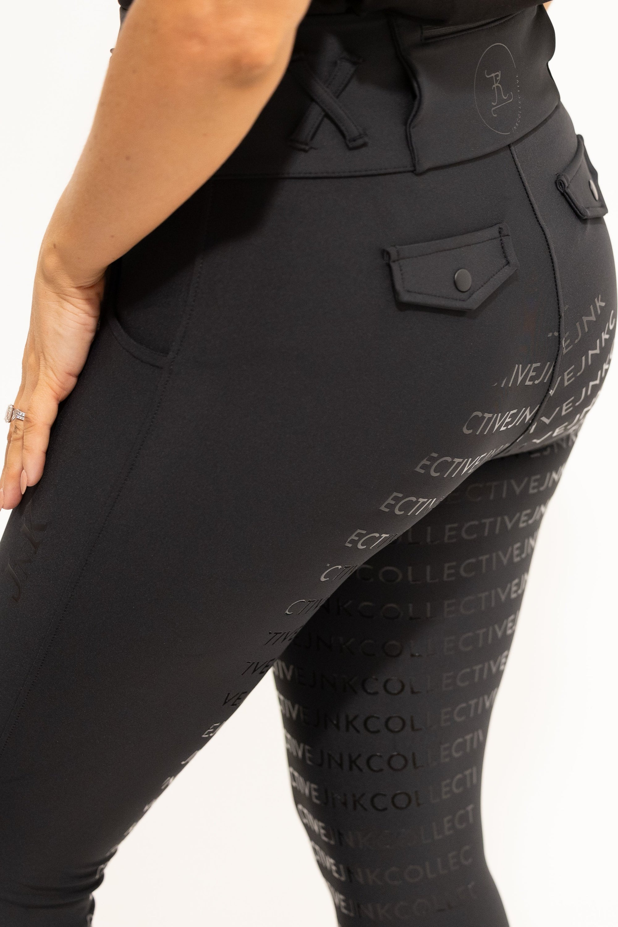 Classic Hybrid Tights-Black