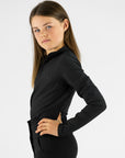 Classic Long Sleeve Base Layer-Black