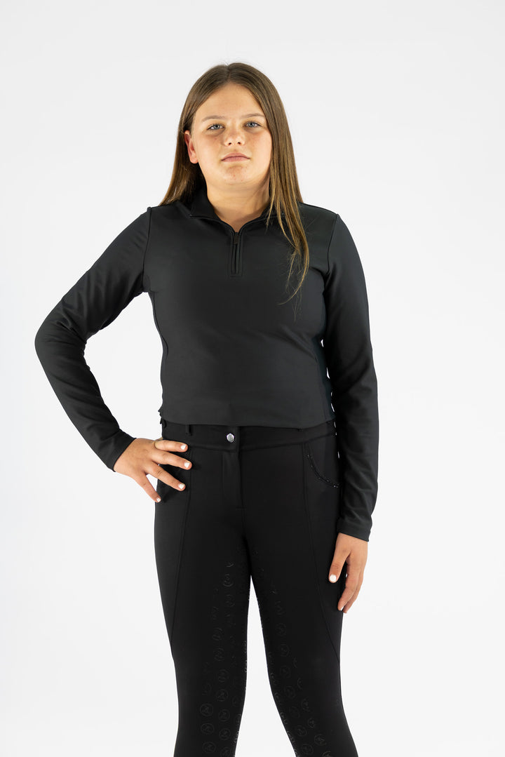 Classic Long Sleeve Base Layer-Black