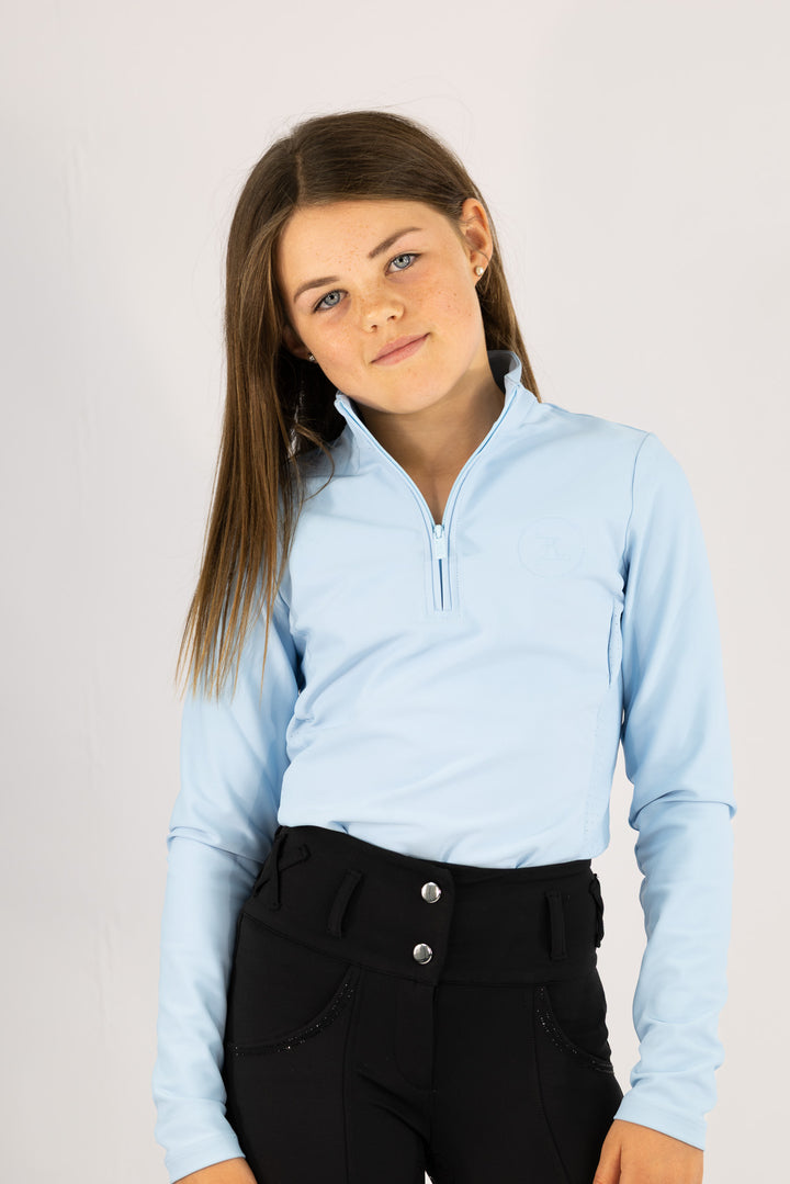 Classic Long Sleeve Base Layer-Sky Blue
