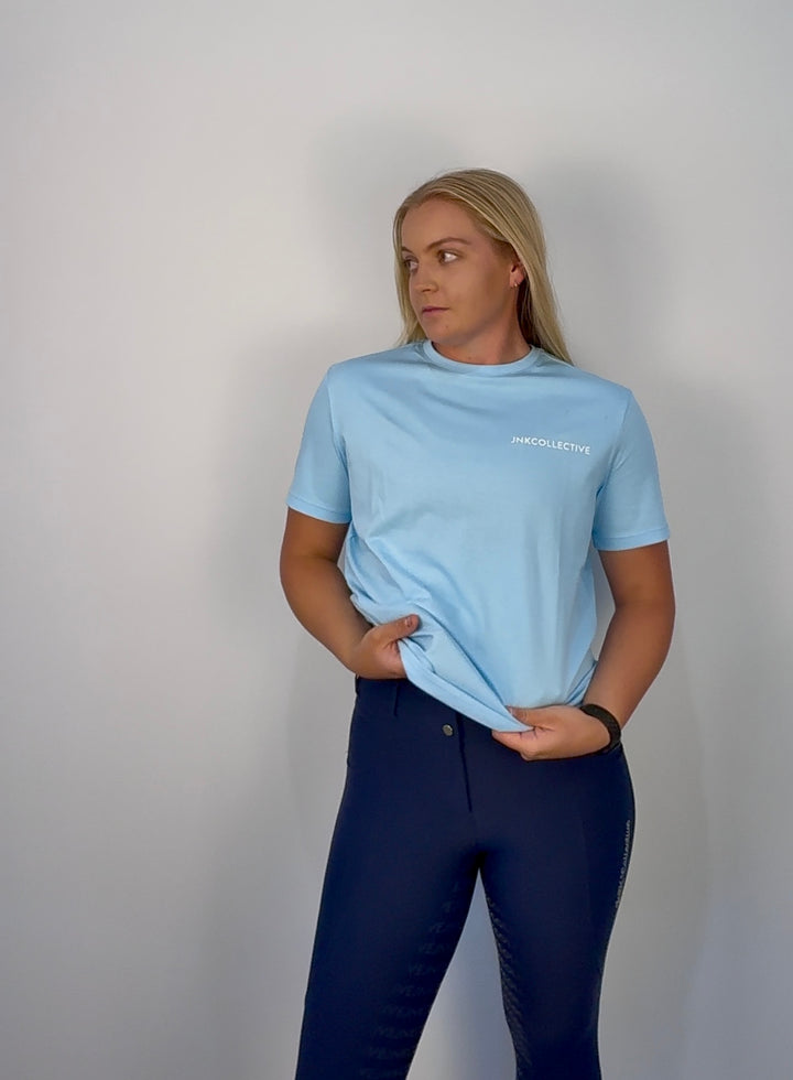 Casual Tee- Sky Blue