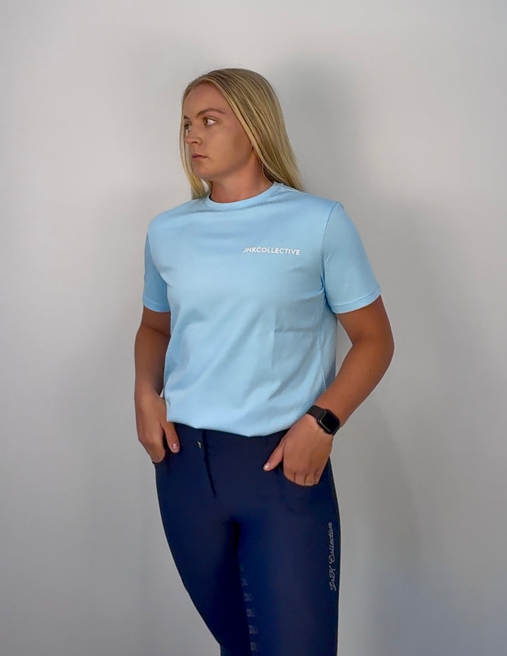 Casual Tee- Sky Blue