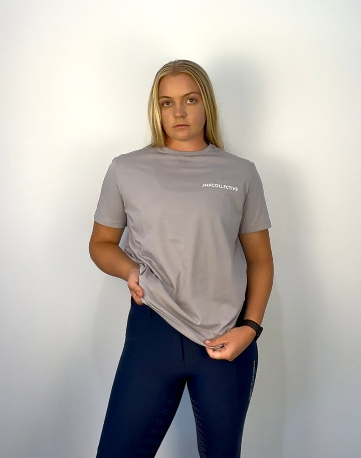 Casual Tee- Grey