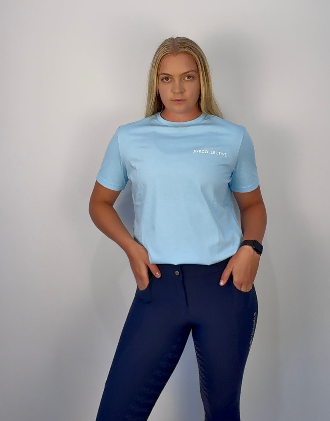 Casual Tee- Sky Blue