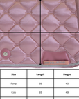 Saddle Pad-Snow White Crystal-Dressage