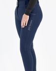 Diamond Hybrid Tights-Navy
