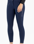 Diamond Hybrid Tights-Navy
