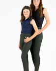 Freedom Tights-Olive Green