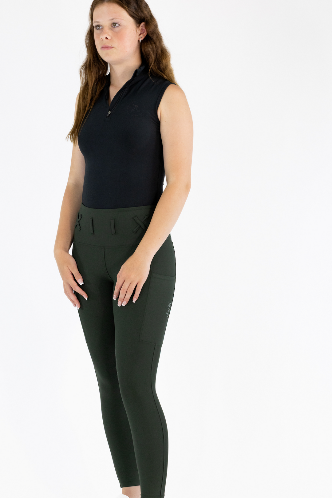 Freedom Tights-Olive Green