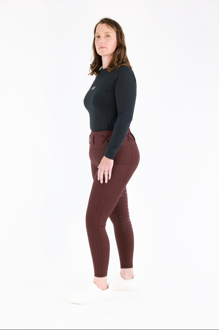 Freedom Tights-Dark Cherry