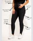 Classic Hybrid Tights-Black