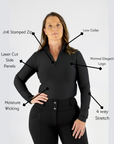 Classic Long Sleeve Base Layer-Black