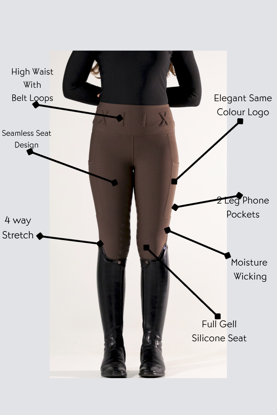 Freedom Tights-Chocolate