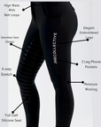Signature Hybrid Tights-Black
