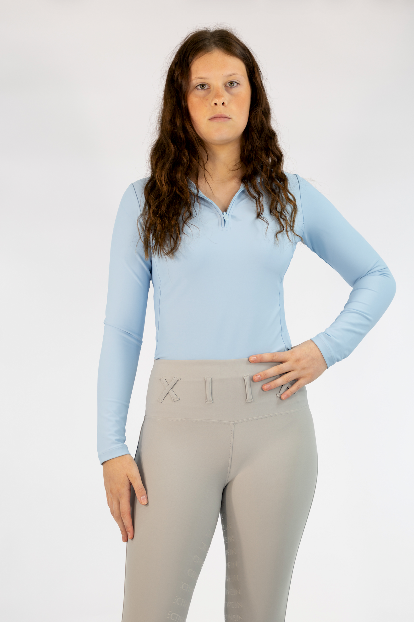 Competition Tights-Pearl Grey