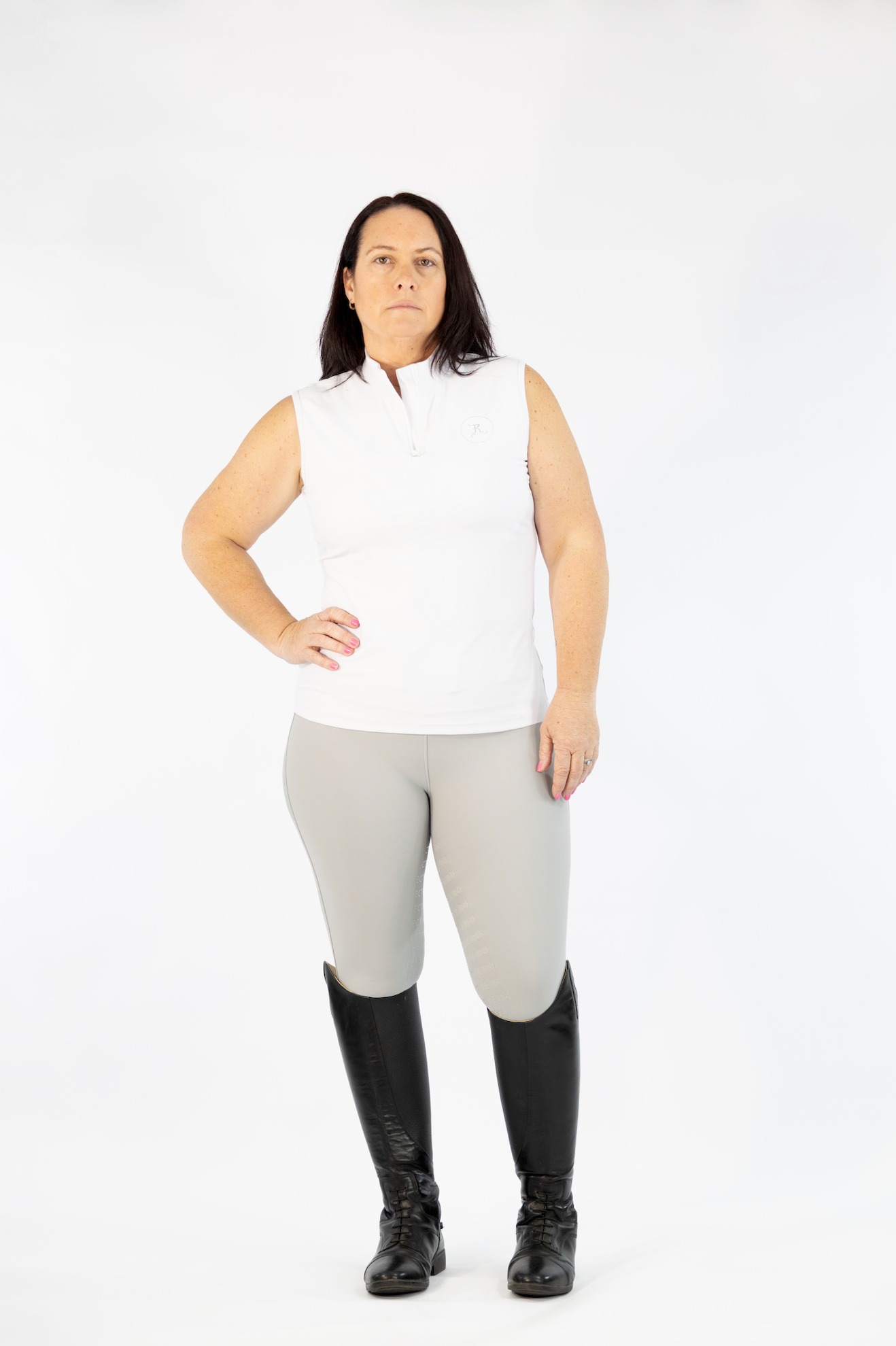 Competition Tights-Pearl Grey