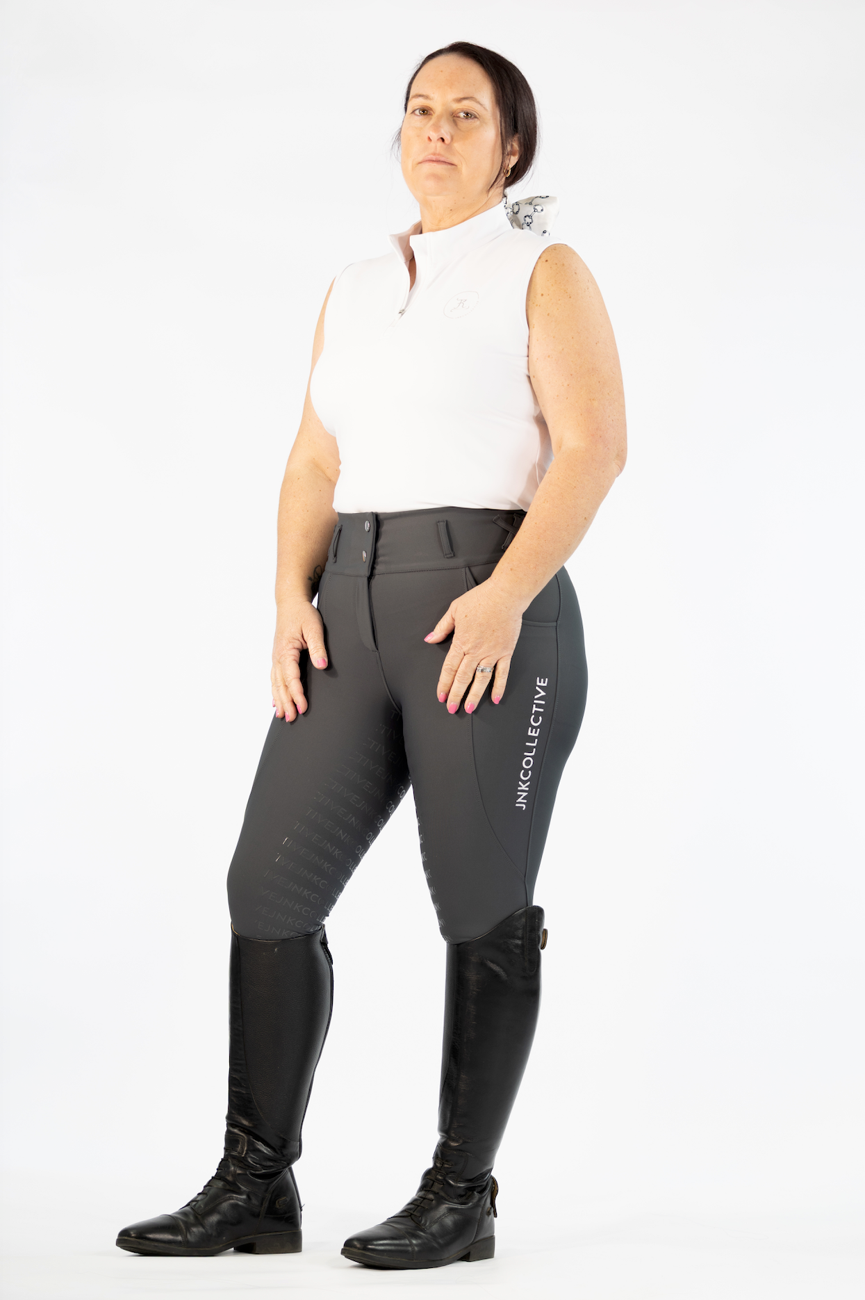 Signature Hybrid Tights-Grey