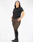 Signature Hybrid Tights-Chocolate