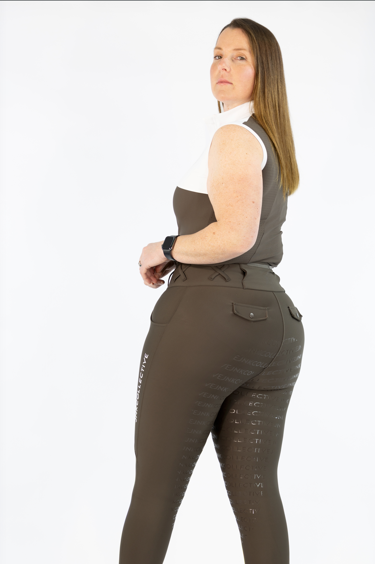Signature Hybrid Tights-Chocolate